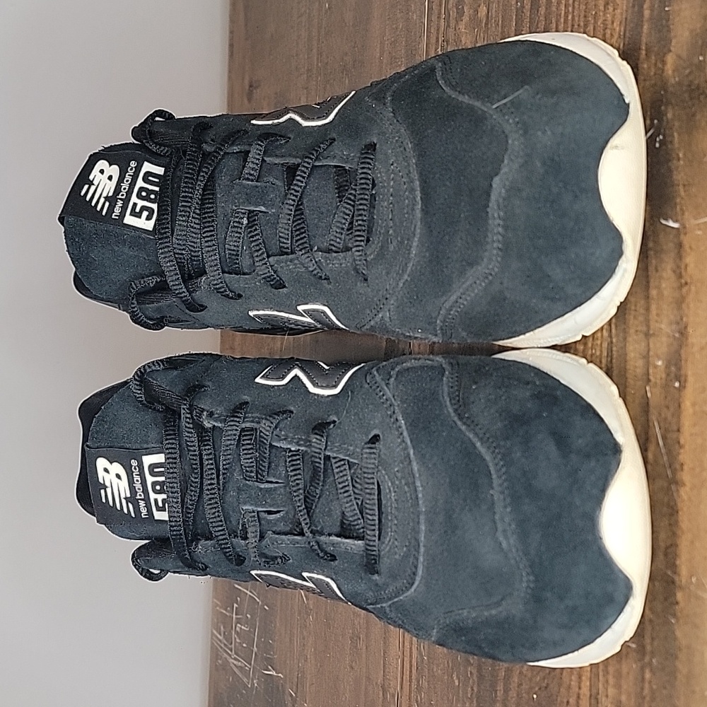 New Balance 580 Black Suede, EUC!! Mens 10.5 Style# MRT580BV RARE!! - Picture 5 of 9